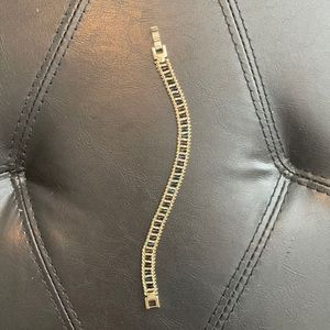 Gold multi colorful bracelet